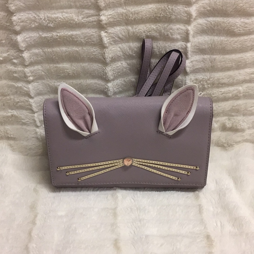 ✨NWT Kate Spade rabbit 🐰/ bunny crossbody wallet